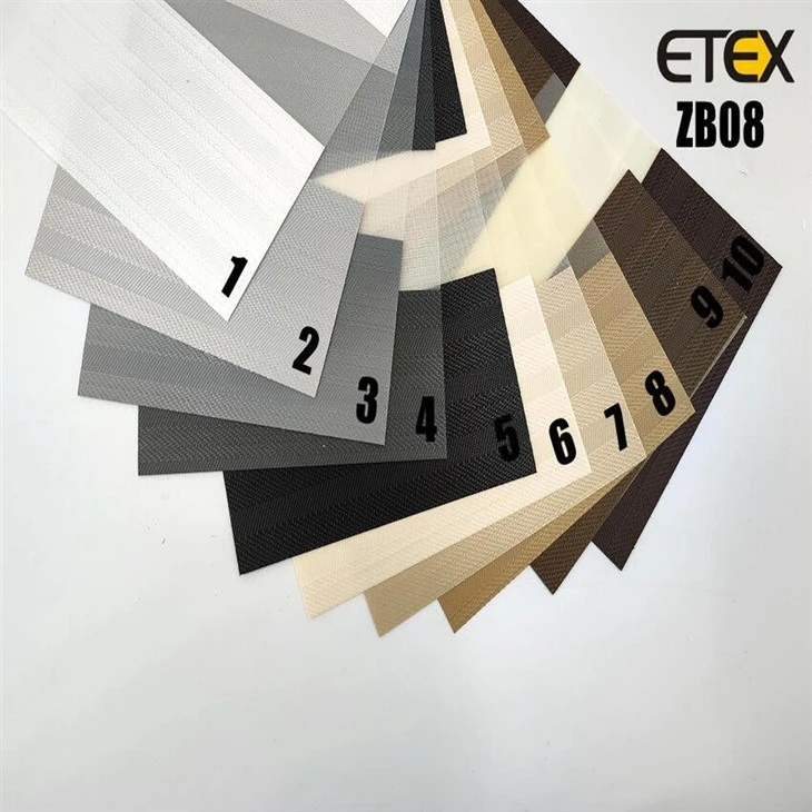 100% Polyester Fabric Zebra Roller Blinds Fabric